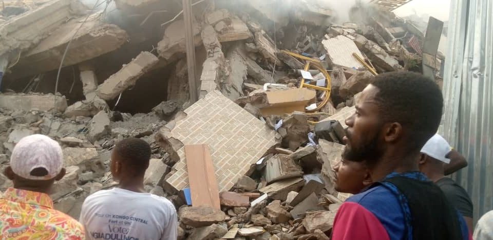 RDC : un immeuble en feu fait des morts et des blessés à Matadi